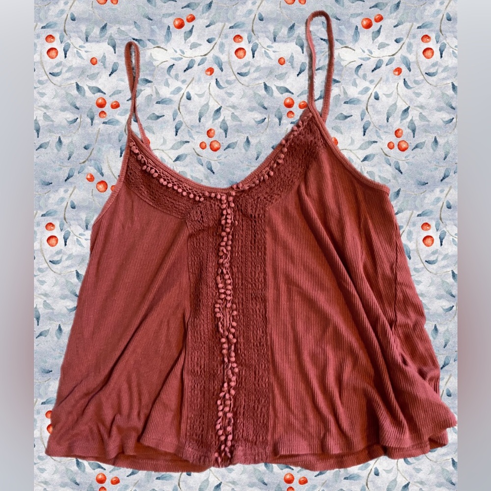 Orange boho American eagle outfitters tank top